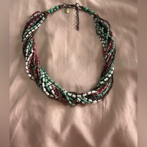 Zad Multicolor Beaded Necklace NWT